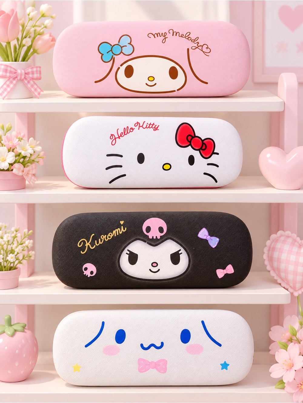 Hello Kitty & Friends Kids Sunglasses Cases Choose Your Character